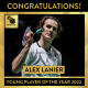 (Miniature) Alex LANIER élu meilleur jeune joueur de l'année