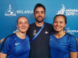 (Miniature) Jeux Européens : Anne Tran et Émilie Lefel s’assurent d’une médaille