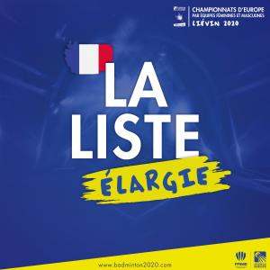 (Miniature) Liévin 2020 : la liste large des Bleus