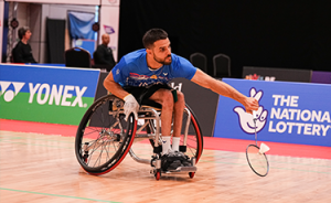 (Miniature) 4 Nations Para-Badminton : Les premiers matchs Français