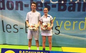 (Miniature) Swiss open : Deuxième place pour le duo Delphine Delrue et Thom Gicquel.