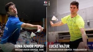 (Miniature) Toma Junior Popov et Lucas Mazur, élus joueurs européens de l'année 2016 !