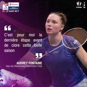 (Miniature) Glasgow 2017 : interview d'Audrey Fontaine