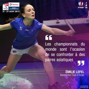 (Miniature) Glasgow 2017 : interview d'Emilie Lefel