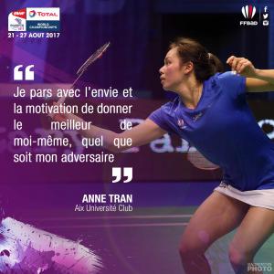 (Miniature) Glasgow 2017 : interview d'Anne Tran