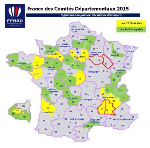 (Miniature) Championnat des Comités Départementaux : Résultats J1